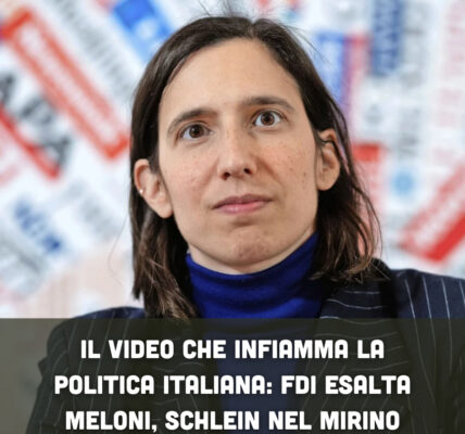 Il video che infiamma la politica italiana: FdI esalta Meloni, Schlein nel mirino