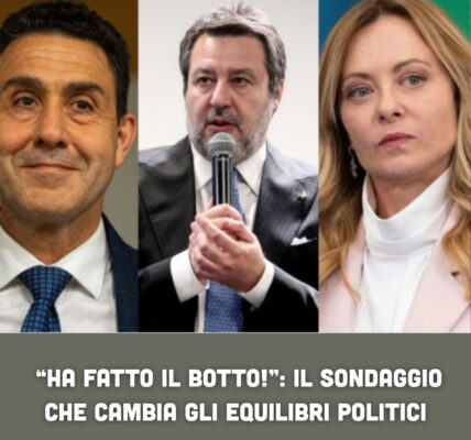 “Ha fatto il botto!”: il sondaggio che cambia gli equilibri politici