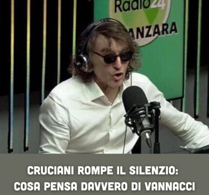 Cruciani rompe il silenzio: cosa pensa davvero di Vannacci