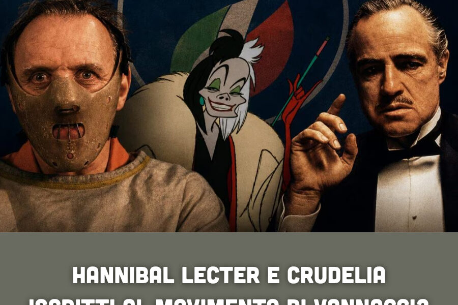 Hannibal Lecter e Crudelia iscritti al movimento di Vannacci? La provocazione diventa virale