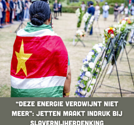 “Deze energie verdwijnt niet meer”: Jetten maakt indruk bij slavernijherdenking