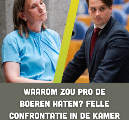 Waarom zou PRO de boeren haten? Felle confrontatie in de Kamer