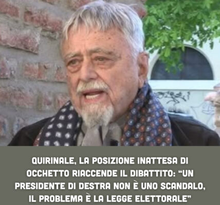 Quirinale, la posizione inattesa di Occhetto riaccende il dibattito: “Un presidente di destra non è uno scandalo, il problema è la legge elettorale”