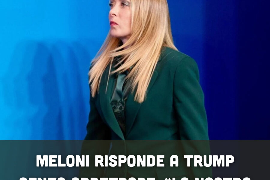 Meloni risponde a Trump senza arretrare: “La nostra linea resta la stessa”