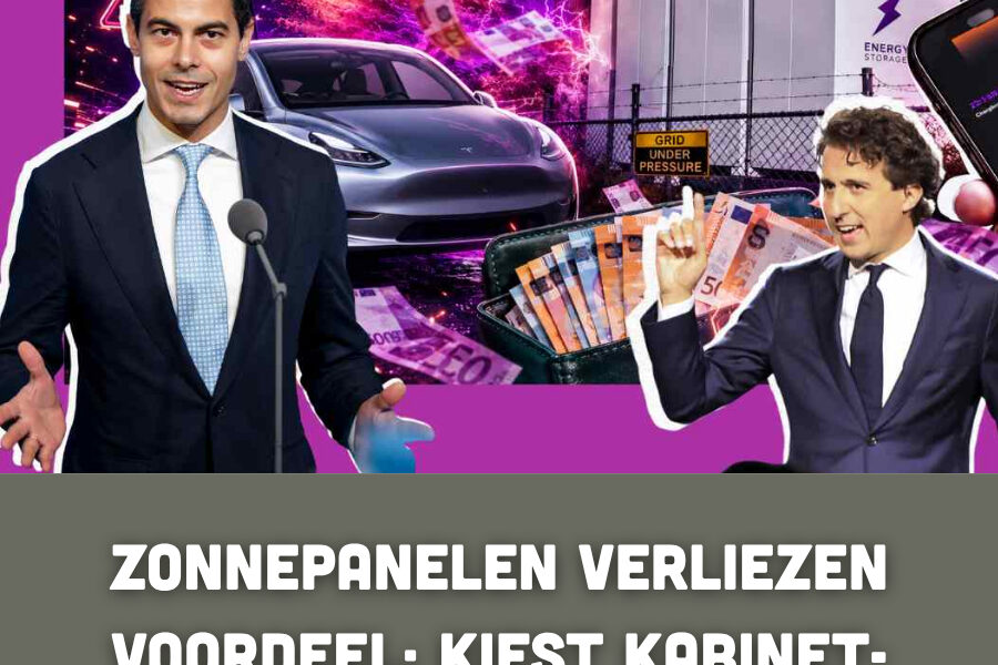 Zonnepanelen verliezen voordeel: kiest kabinet-Jetten de verkeerde weg?