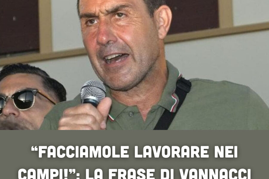 “Facciamole lavorare nei campi!”: la frase di Vannacci accende la polemica