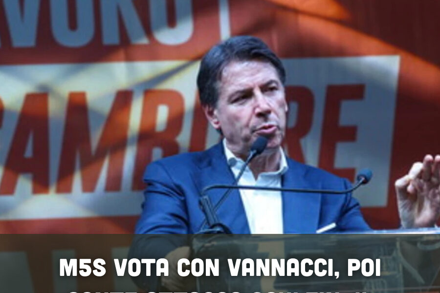 M5S vota con Vannacci, poi Conte attacca Schlein: il campo progressista vacilla