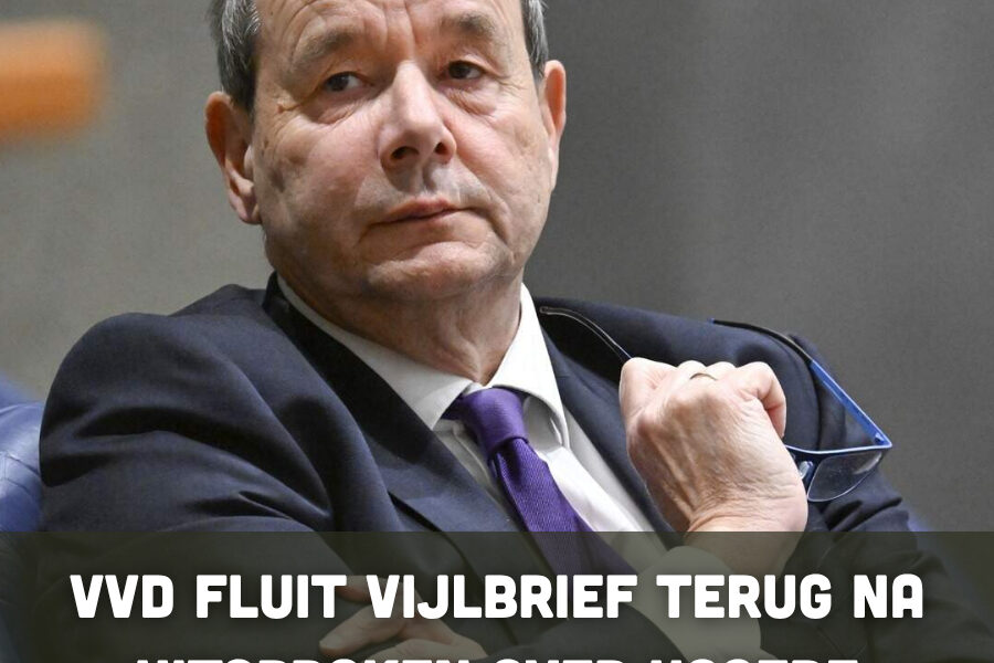VVD fluit Vijlbrief terug na uitspraken over hogere vermogenstaks