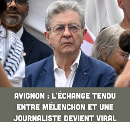 Avignon : l'échange tendu entre Mélenchon et une journaliste devient vira