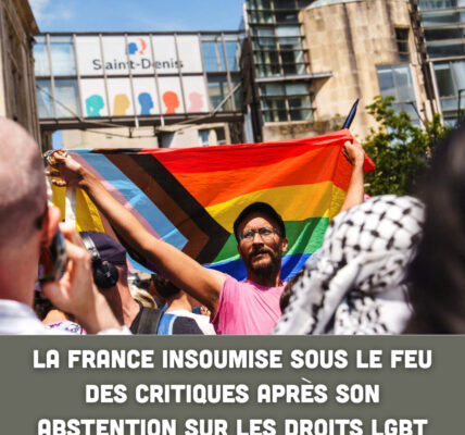 La France insoumise sous le feu des critiques après son abstention sur les droits LGBT