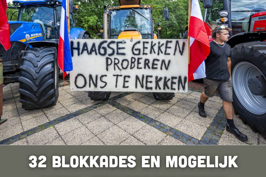 32 blokkades en mogelijk meer: stikstofprotest bereikt nieuw niveau