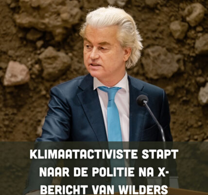 Klimaatactiviste stapt naar de politie na X-bericht van Wilders