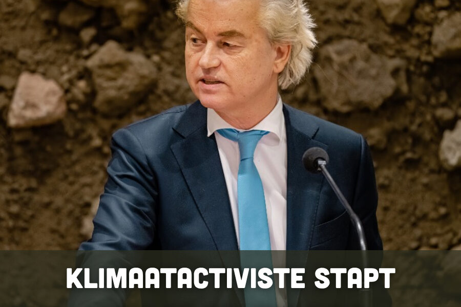 Klimaatactiviste stapt naar de politie na X-bericht van Wilders