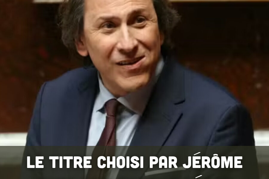 Le titre choisi par Jérôme Guedj relance le débat autour de Mélenchon