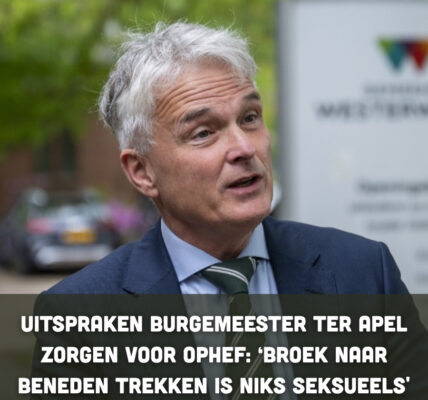 Uitspraken burgemeester Ter Apel zorgen voor ophef: ‘Broek naar beneden trekken is niks seksueels'