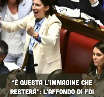 “È questa l’immagine che resterà”: l’affondo di FdI