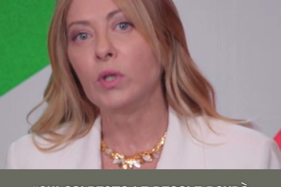 “Chi calpesta le regole dovrà fermarsi”: il messaggio di Meloni