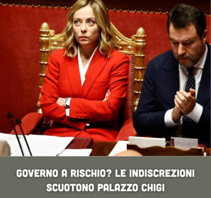 Governo a rischio? Le indiscrezioni scuotono Palazzo Chigi
