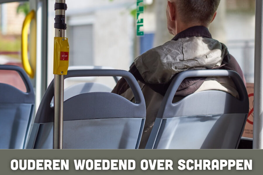 Ouderen woedend over schrappen ov-korting: ‘Ik ben afhankelijk van het openbaar vervoer’