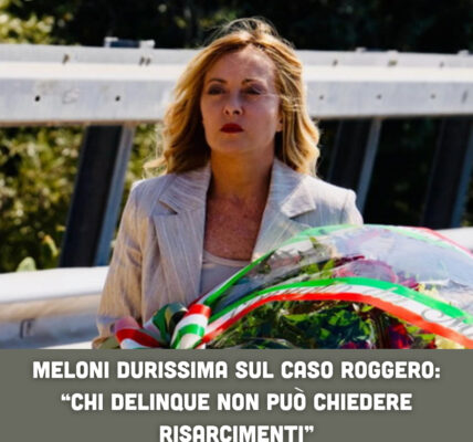 Meloni durissima sul caso Roggero: “Chi delinque non può chiedere risarcimenti”