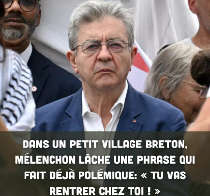 Dans un petit village breton, Mélenchon lâche une phrase qui fait déjà polémique: « Tu vas rentrer chez toi ! »