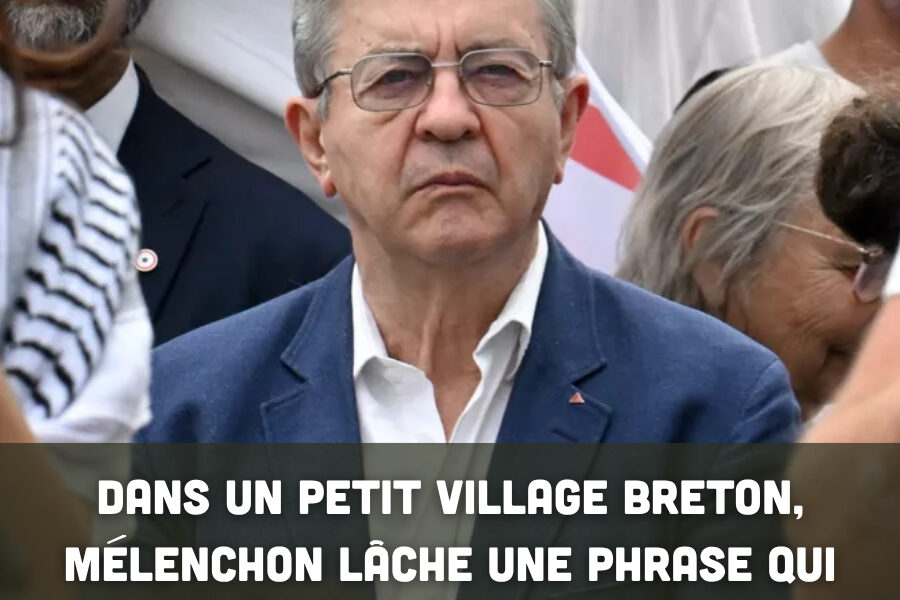 Dans un petit village breton, Mélenchon lâche une phrase qui fait déjà polémique: « Tu vas rentrer chez toi ! »