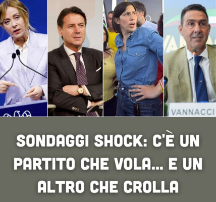 Sondaggi shock: c'è un partito che vola… e un altro che crolla