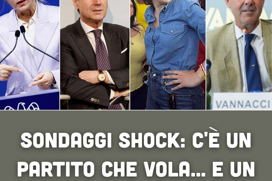 Sondaggi shock: c'è un partito che vola… e un altro che crolla