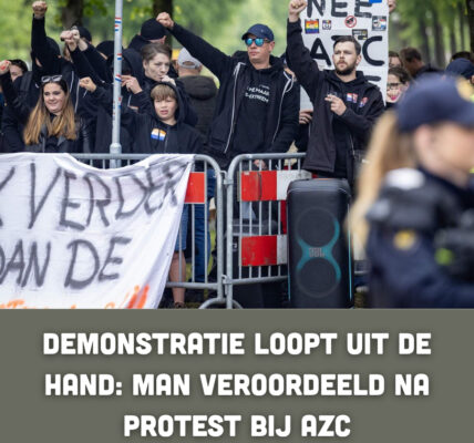 Demonstratie loopt uit de hand: man veroordeeld na protest bij azc