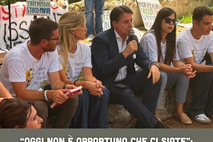 “Oggi non è opportuno che ci siate”: l'affondo di Conte accende lo scontro