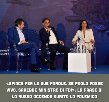 «Spiace per le sue parole. Se Paolo fosse vivo, sarebbe ministro di FdI»: la frase di La Russa accende subito la polemica