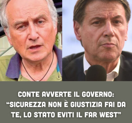 Conte avverte il governo: “Sicurezza non è giustizia fai da te, lo Stato eviti il Far West”