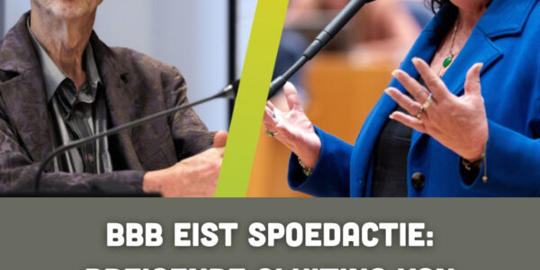 BBB eist spoedactie: Dreigende sluiting van pluimveebedrijven zet politiek onder druk