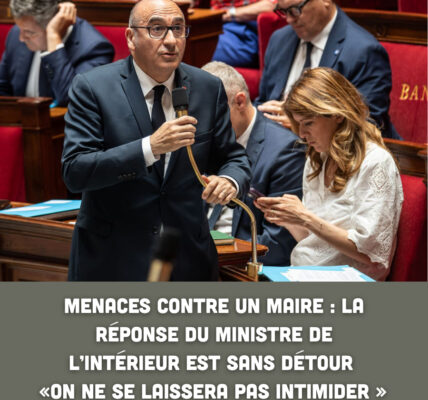 Menaces contre un maire : la réponse du ministre de l’Intérieur est sans détour «On ne se laissera pas intimider »