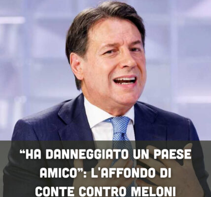 “Ha danneggiato un Paese amico”: l'affondo di Conte contro Meloni