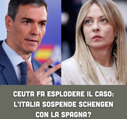 Ceuta fa esplodere il caso: l’Italia sospende Schengen con la Spagna?