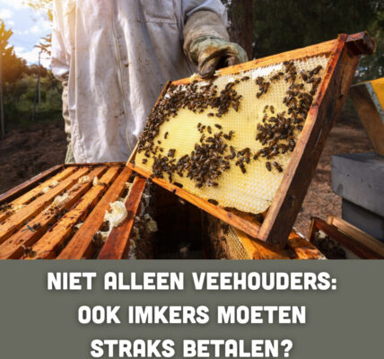 Niet alleen veehouders: ook imkers moeten straks betalen?