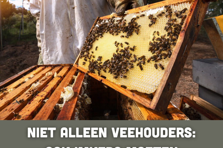 Niet alleen veehouders: ook imkers moeten straks betalen?