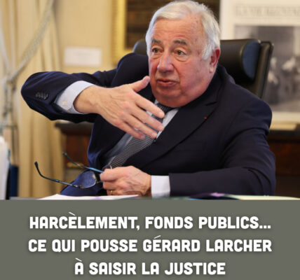 Harcèlement, fonds publics… Ce qui pousse Gérard Larcher à saisir la justice