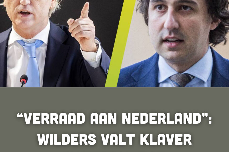 “Verraad aan Nederland”: Wilders valt Klaver frontaal aan