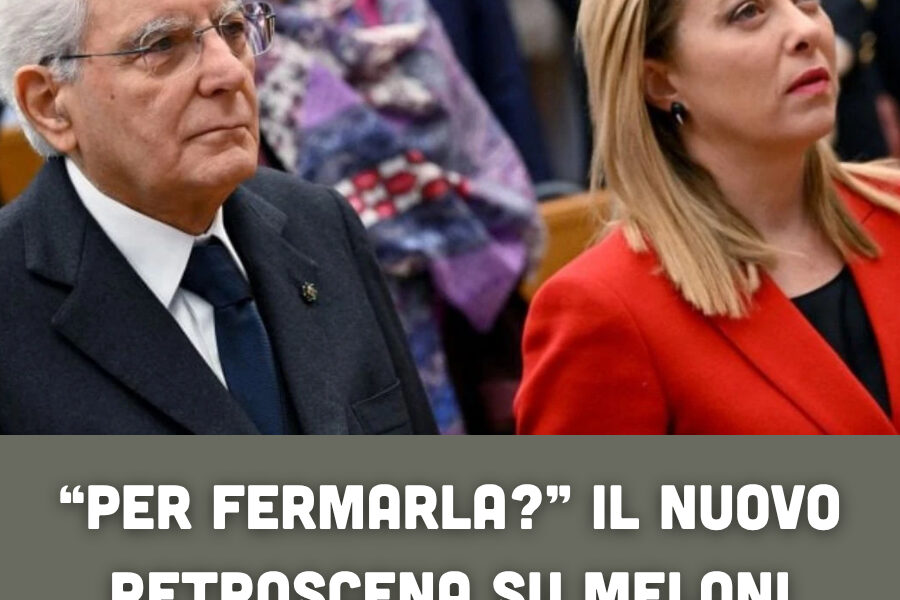 “Per fermarla?” Il nuovo retroscena su Meloni accende il dibattito