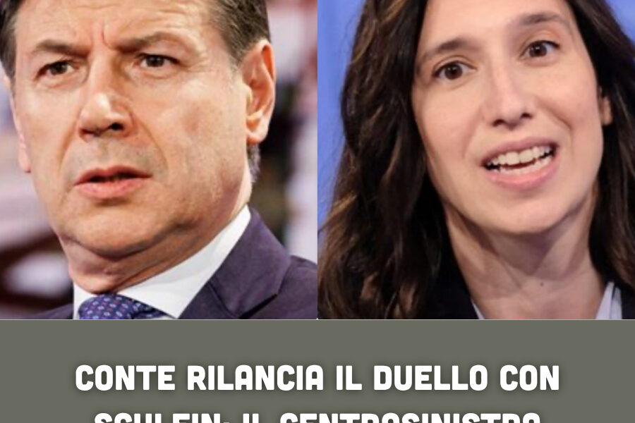 Conte rilancia il duello con Schlein: il centrosinistra torna a dividersi