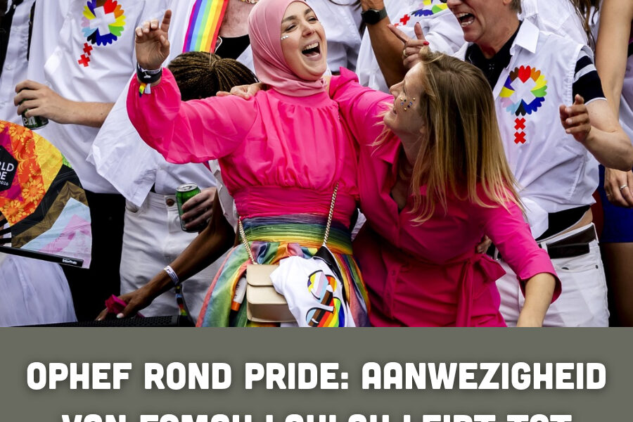 Ophef rond Pride: aanwezigheid van Esmah Lahlah leidt tot felle reacties