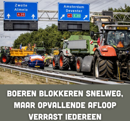 Boeren blokkeren snelweg, maar opvallende afloop verrast iedereen