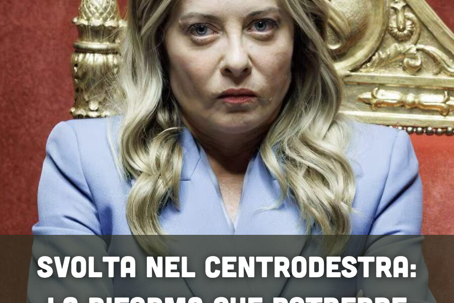 Svolta nel centrodestra: la riforma che potrebbe cambiare il voto