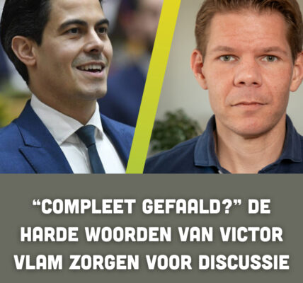 “Compleet gefaald?” De harde woorden van Victor Vlam zorgen voor discussie