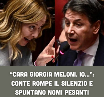“Cara Giorgia Meloni, io…”: Conte rompe il silenzio e spuntano nomi pesanti