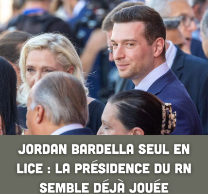 Jordan Bardella seul en lice : la présidence du RN semble déjà jouée
