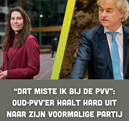 “Dat miste ik bij de PVV”: oud-PVV’er haalt hard uit naar zijn voormalige partij