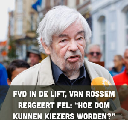 FVD in de lift, Van Rossem reageert fel: “Hoe dom kunnen kiezers worden?”